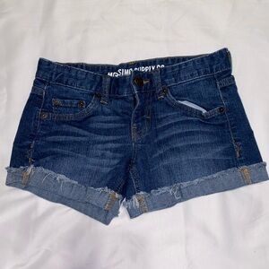 Mossimo Supply Co. Dark Blue Jean Shorts